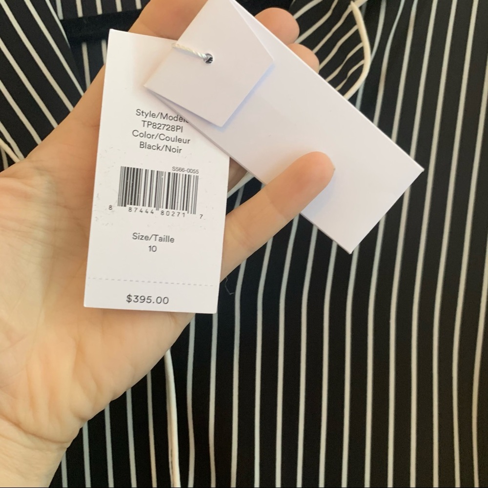 NWT Derek Lam 10 Crosby silk pajama-style blouse - Picture 4 of 6